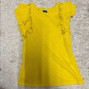 Old Navy Yellow Kids Ruffle Sleeve Top